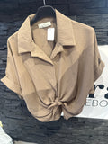 BASIC BLUSE -919- TAUPE
