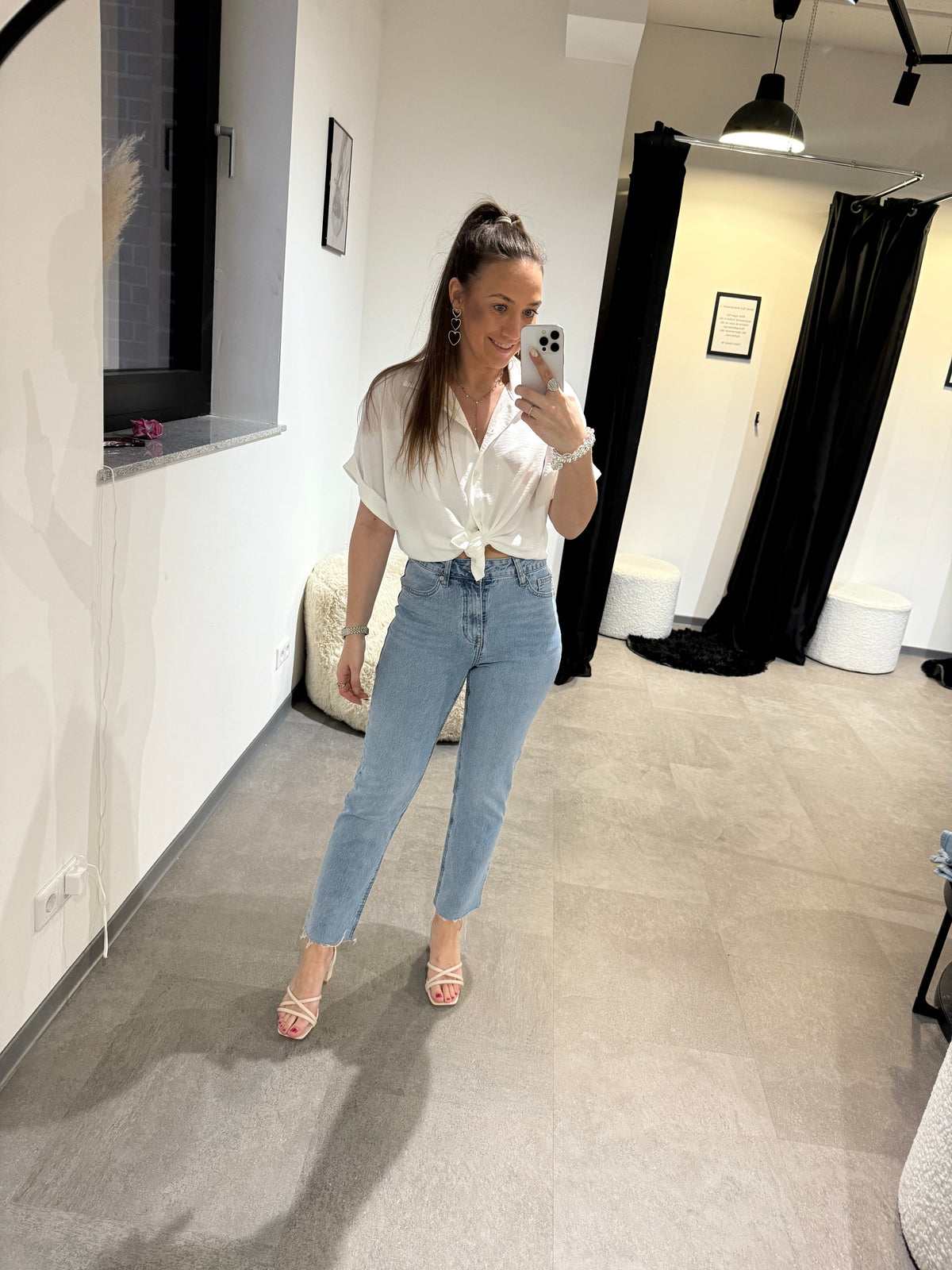 BASIC BLUSE -919-WEISS